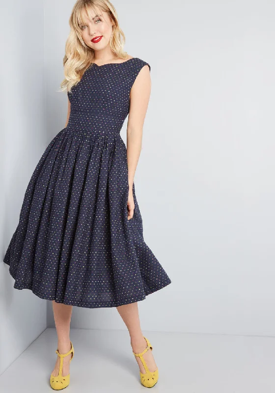 Fabulous Fit and Flare Dress with Pockets