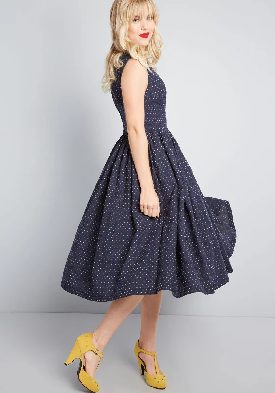 Fabulous Fit and Flare Dress with Pockets