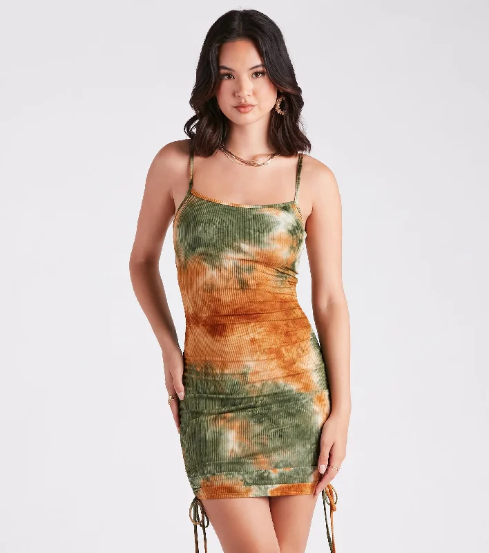 Finders Keepers Tie Dye Mini Dress