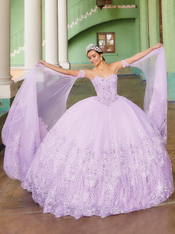 Strapless Quinceanera Dress by House of Wu 26988