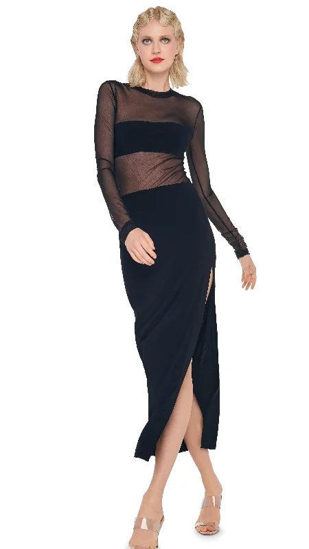 DASH DASH SIDE SLIT GOWN