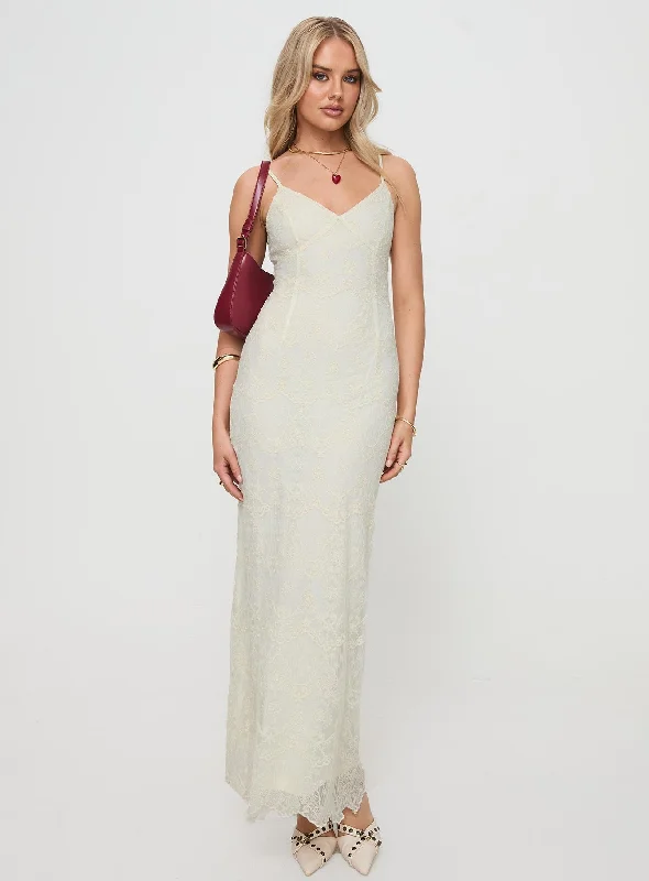 Euphemia Maxi Dress Cream