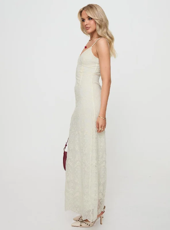 Euphemia Maxi Dress Cream