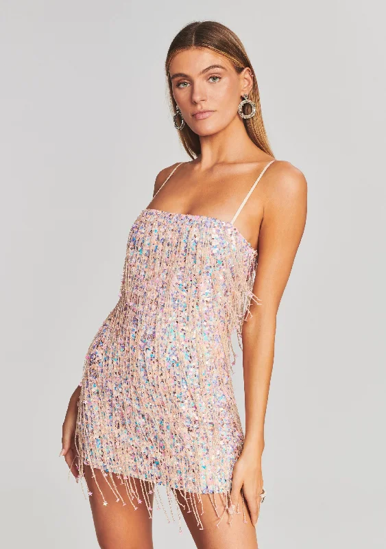 Heather Sequin Star Fringe Dress