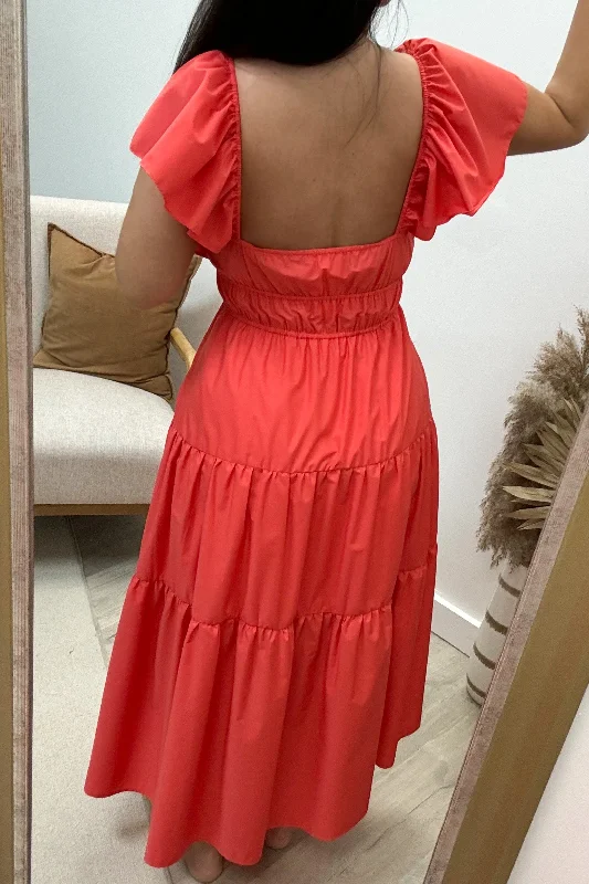 ""Omw To The Beach"" Dress (Orange)