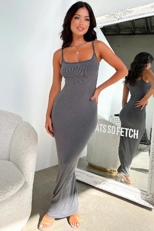 Sevani Maxi Dress - Charcoal