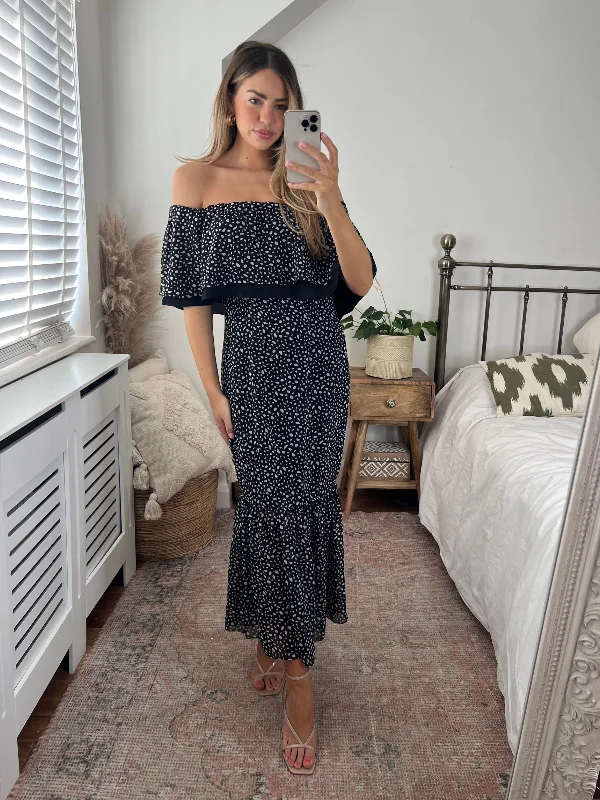 Tara Bandeau Dress / Mono Spot