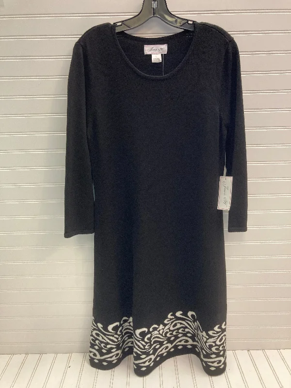 Black & White Dress Sweater Jessica Howard, Size L