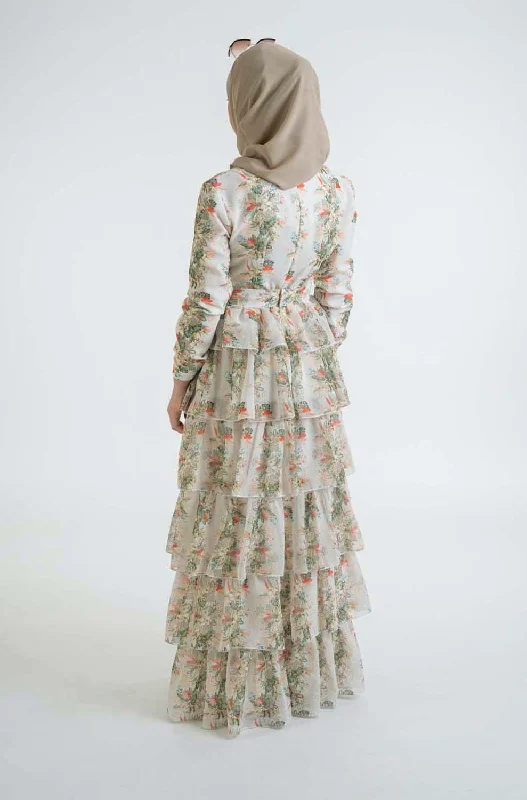 Cabreo ruffled Dress-Modest Fashion Hijab