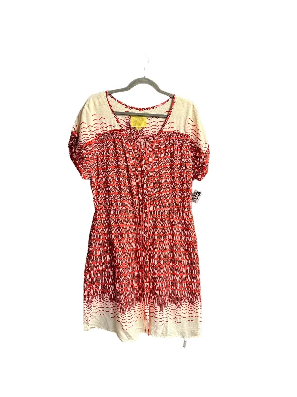 Coral Dress Casual Midi Maeve, Size L