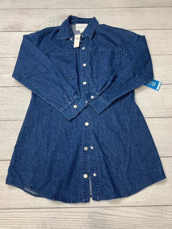 Denim Dress Casual Short Anthropologie, Size M