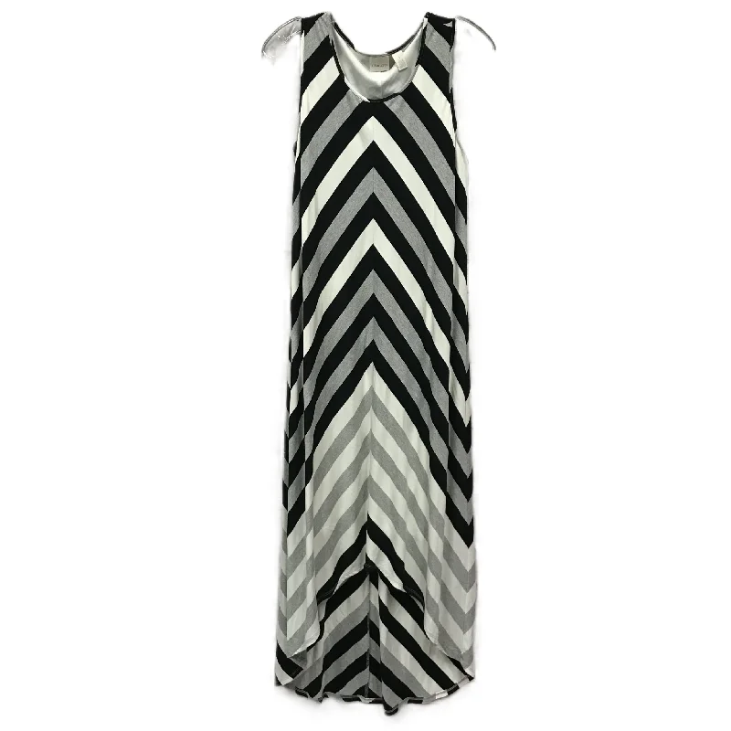 Dress Casual Maxi By Chicos In Black, Size: M