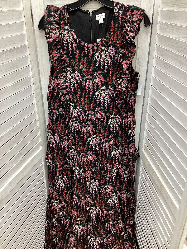 Dress Casual Midi By J. Crew In Floral Print, Size: 12