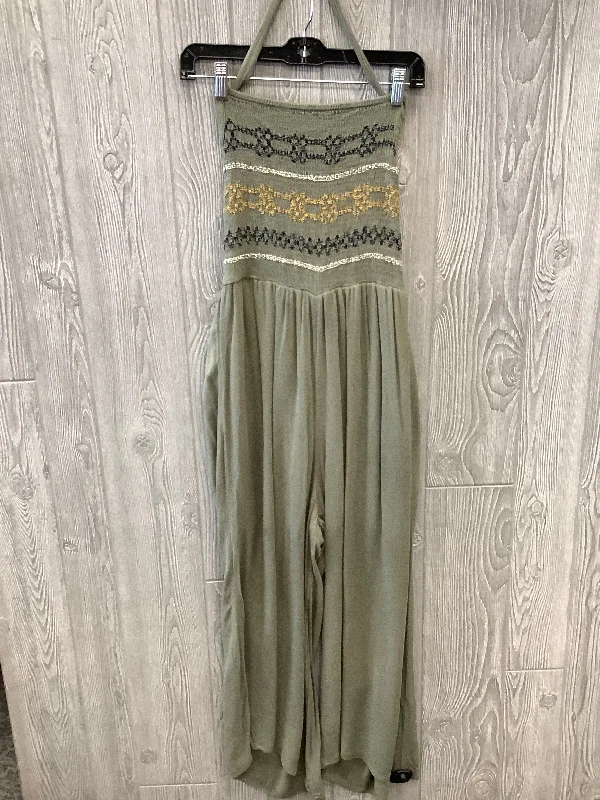 Green Jumpsuit Hem & Thread, Size L