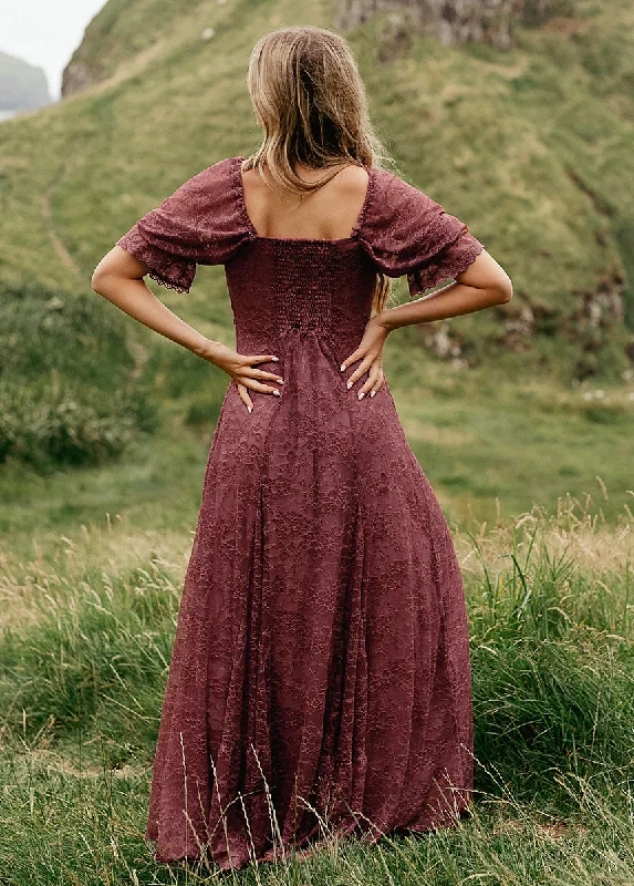 Julietta Dress in Mahogany