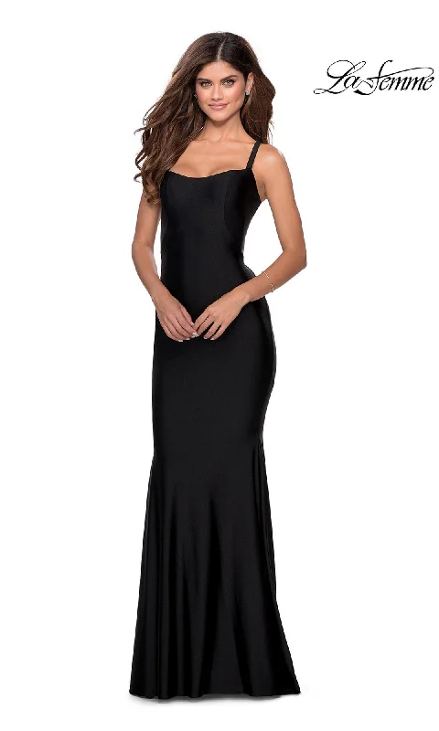 La Femme Simple Long Prom Dress 28568