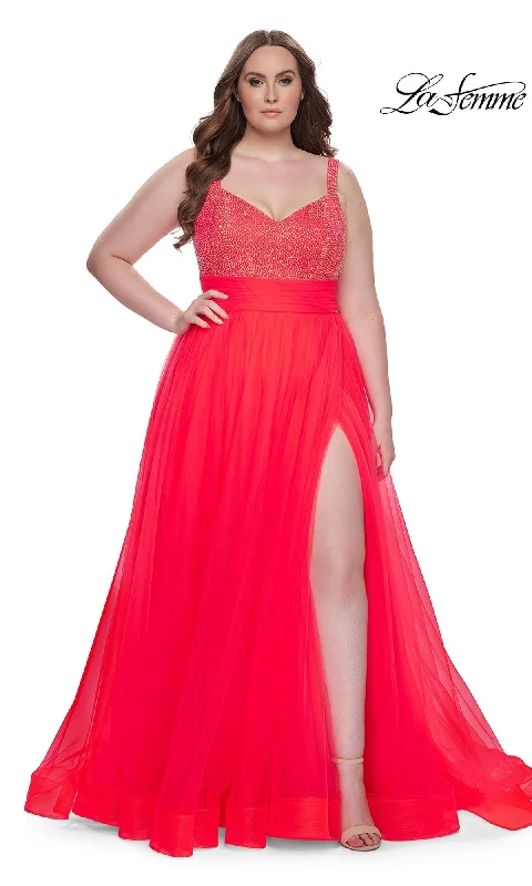 La Femme 31251 Plus-Size Formal Prom Dress