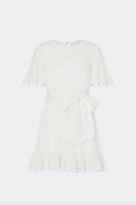 Lumi Pleated Dress - White