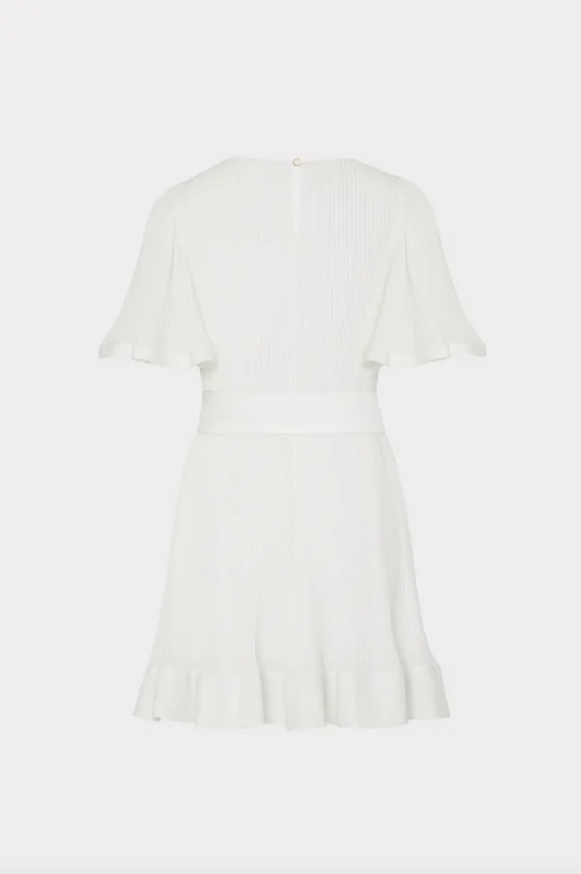 Lumi Pleated Dress - White