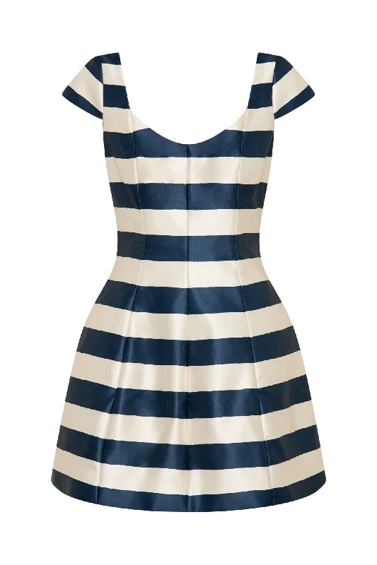 Madeline Dress - Sia Stripe Print