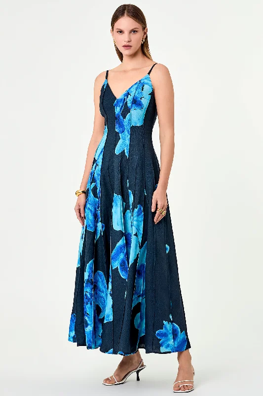 Michah Dress - Thalia Floral Navy