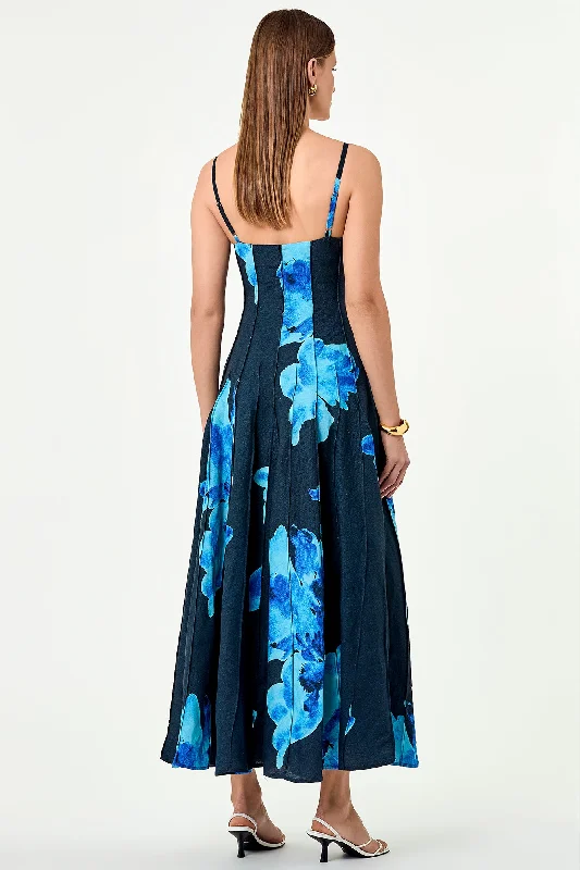 Michah Dress - Thalia Floral Navy