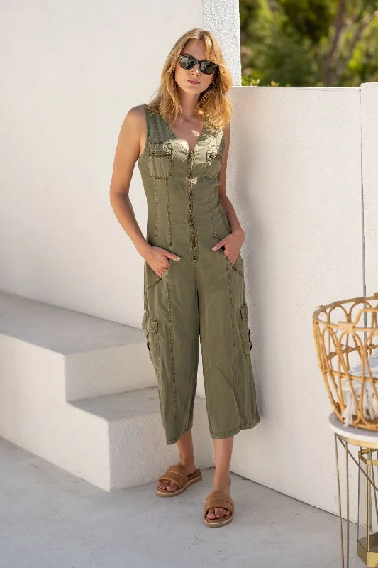 Norris Crop Jumpsuit