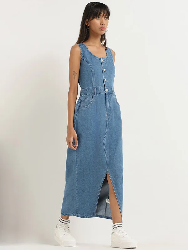 Nuon Blue Denim Dress