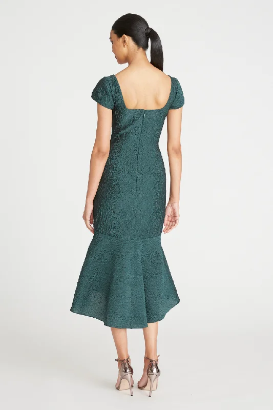 Rae High Low Cocktail Dress - Pine