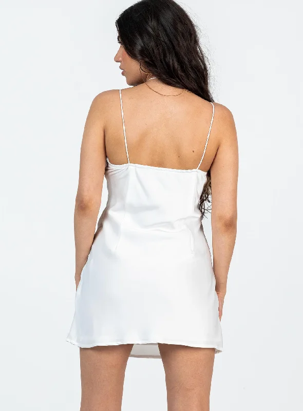 Snowbird Mini Dress White Petite