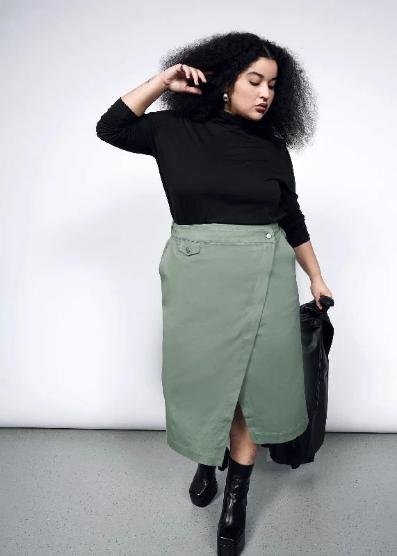 The Essential Utility Wrap Skirt