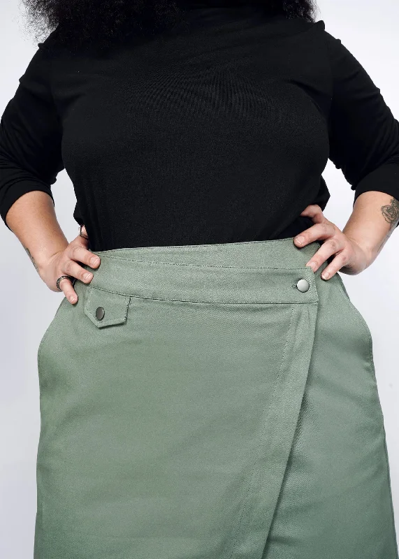 The Essential Utility Wrap Skirt