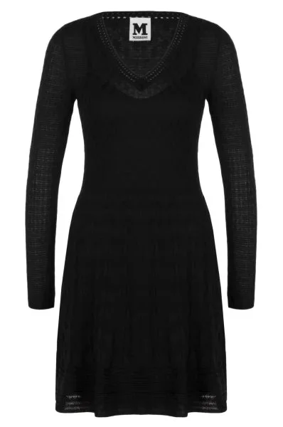 Woolen Dress - Black