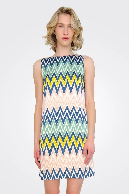 Zigzag Dress - Print